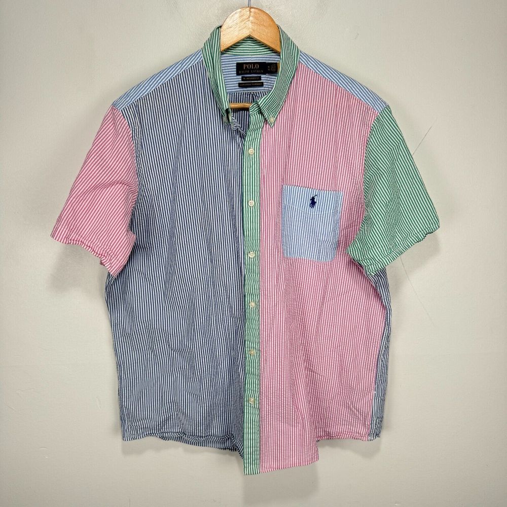 Polo by Ralph Lauren Multicolor Striped Casual Button Down Shirt